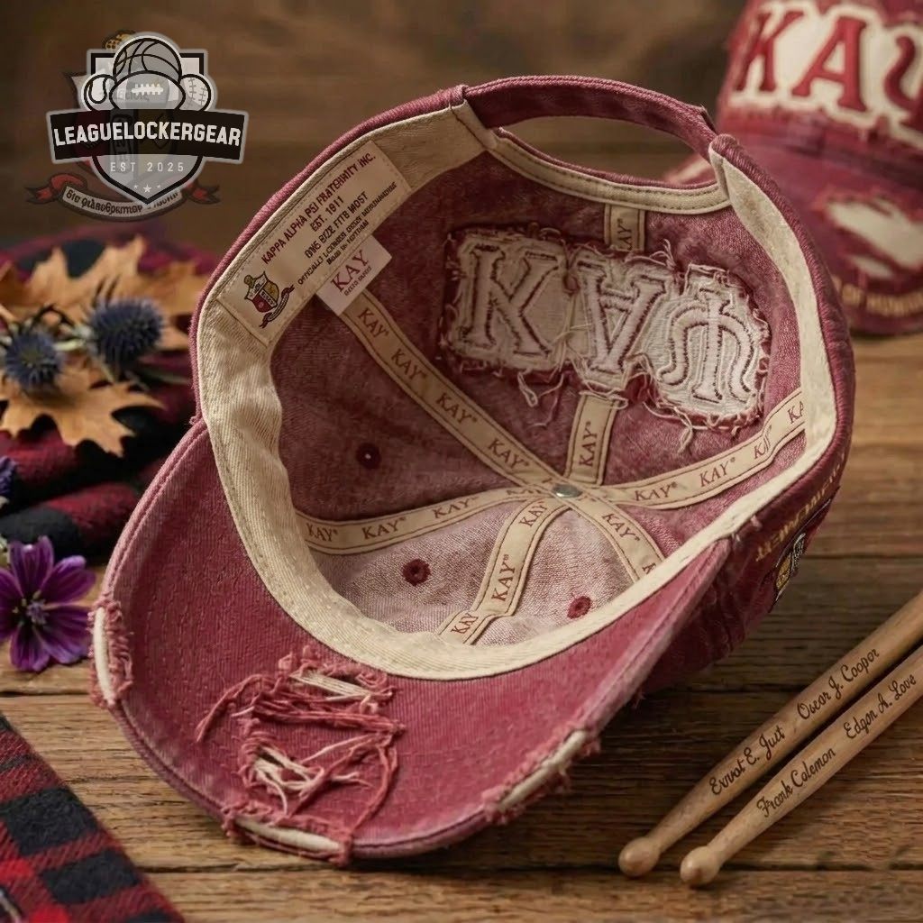 Kappa Alpha Psi Achievement Every Field of Human Endeavor Distressed Baseball Cap