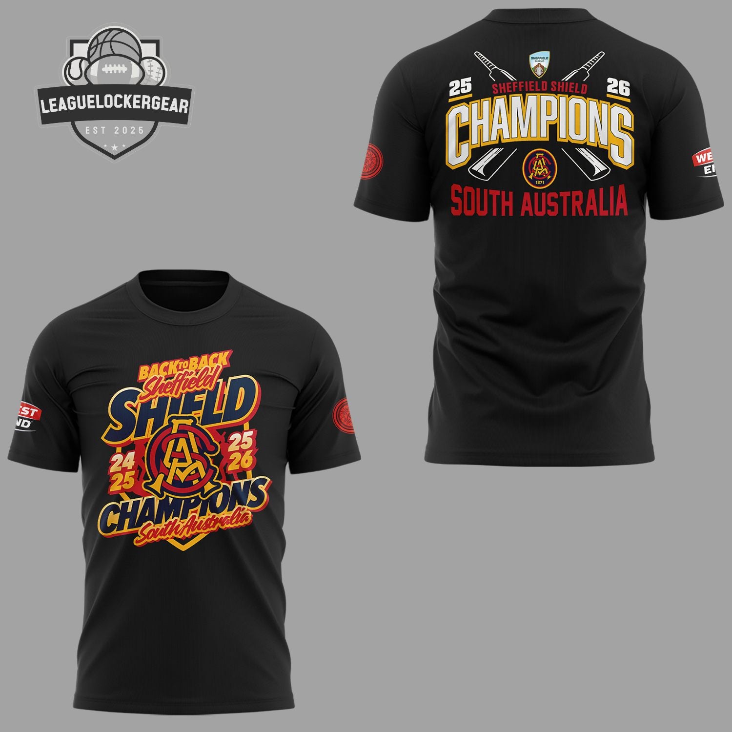 South Australia Back To Back Sheffield Shield Champions T-Shirt