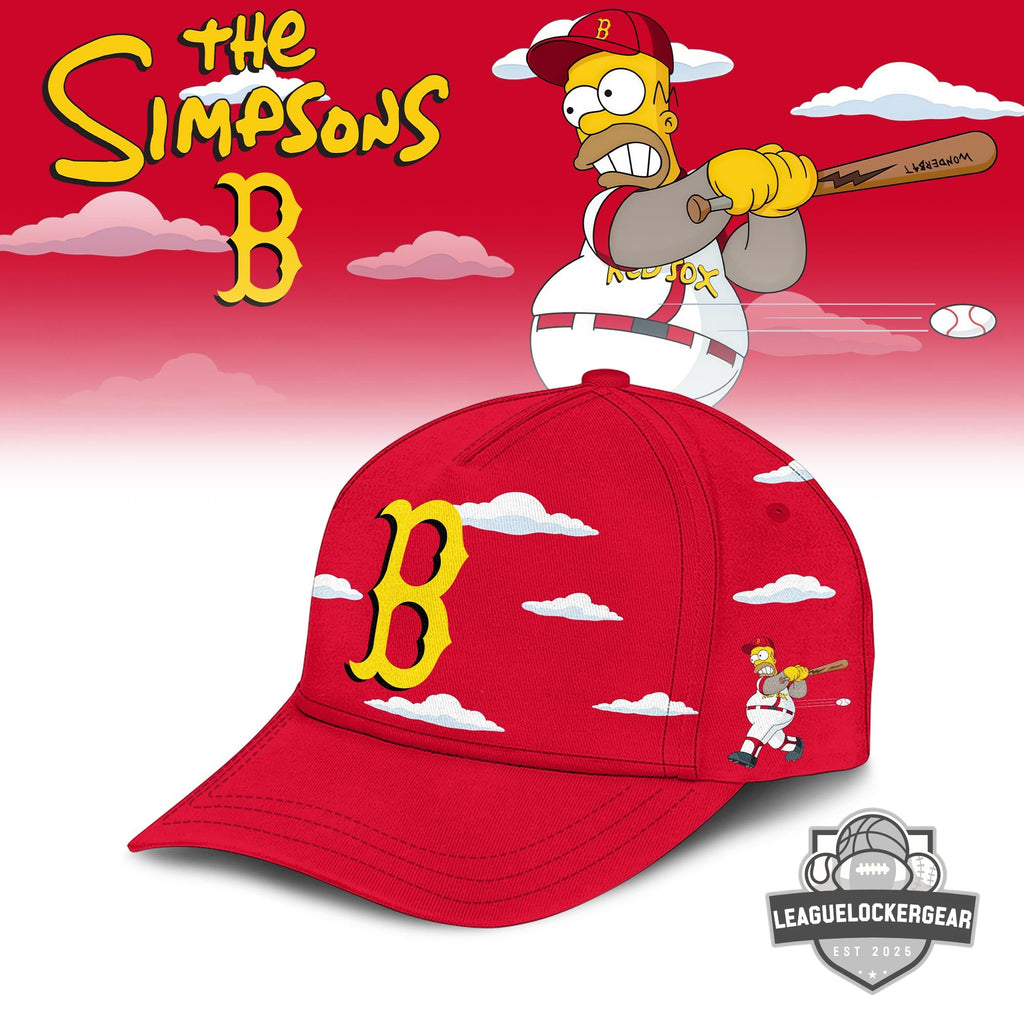 Boston Red Sox The Simpsons Homer Wonderbat Baseball Jersey