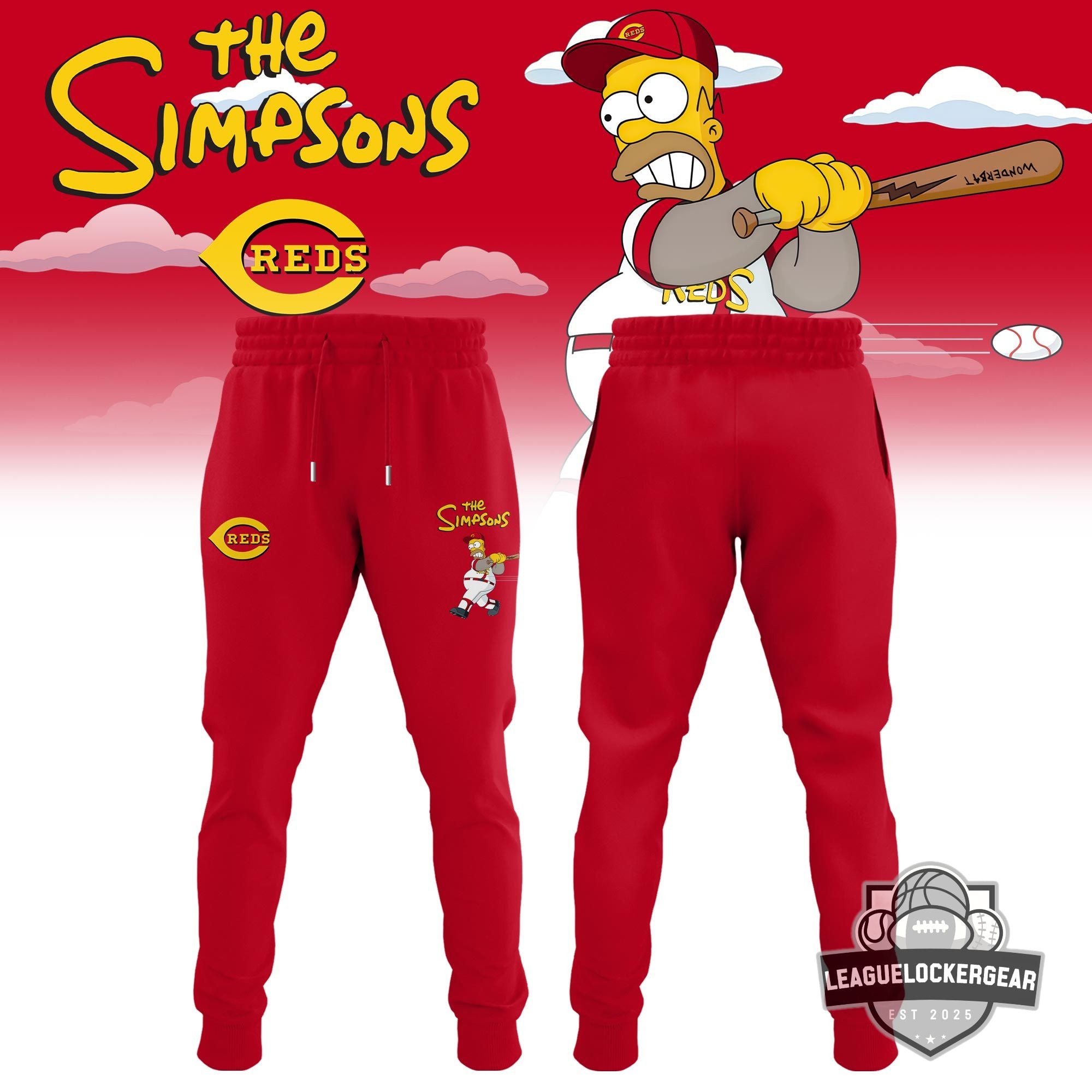 Cincinnati Reds x The Simpsons Baseball Jersey