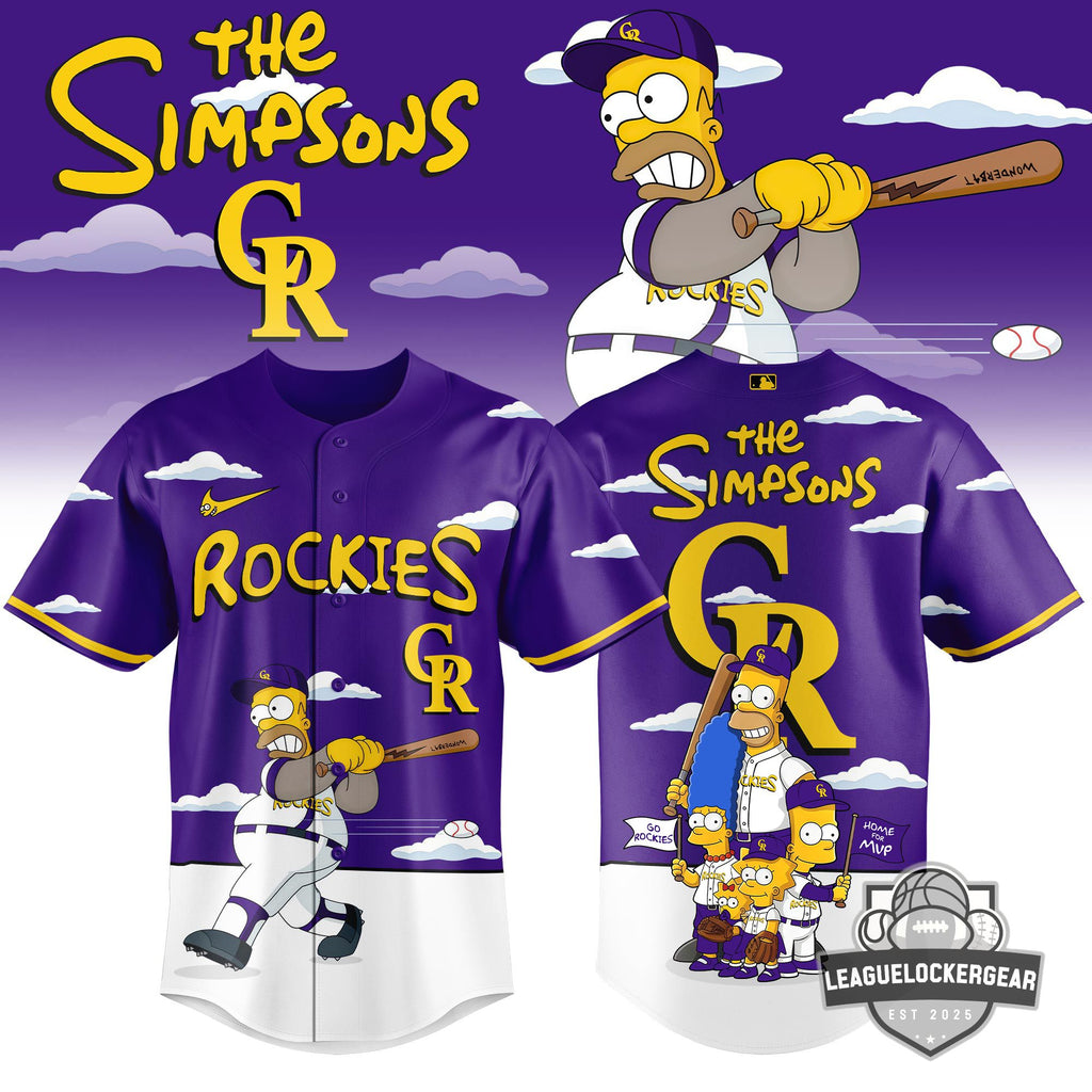 Colorado Rockies x The Simpsons Baseball Jersey