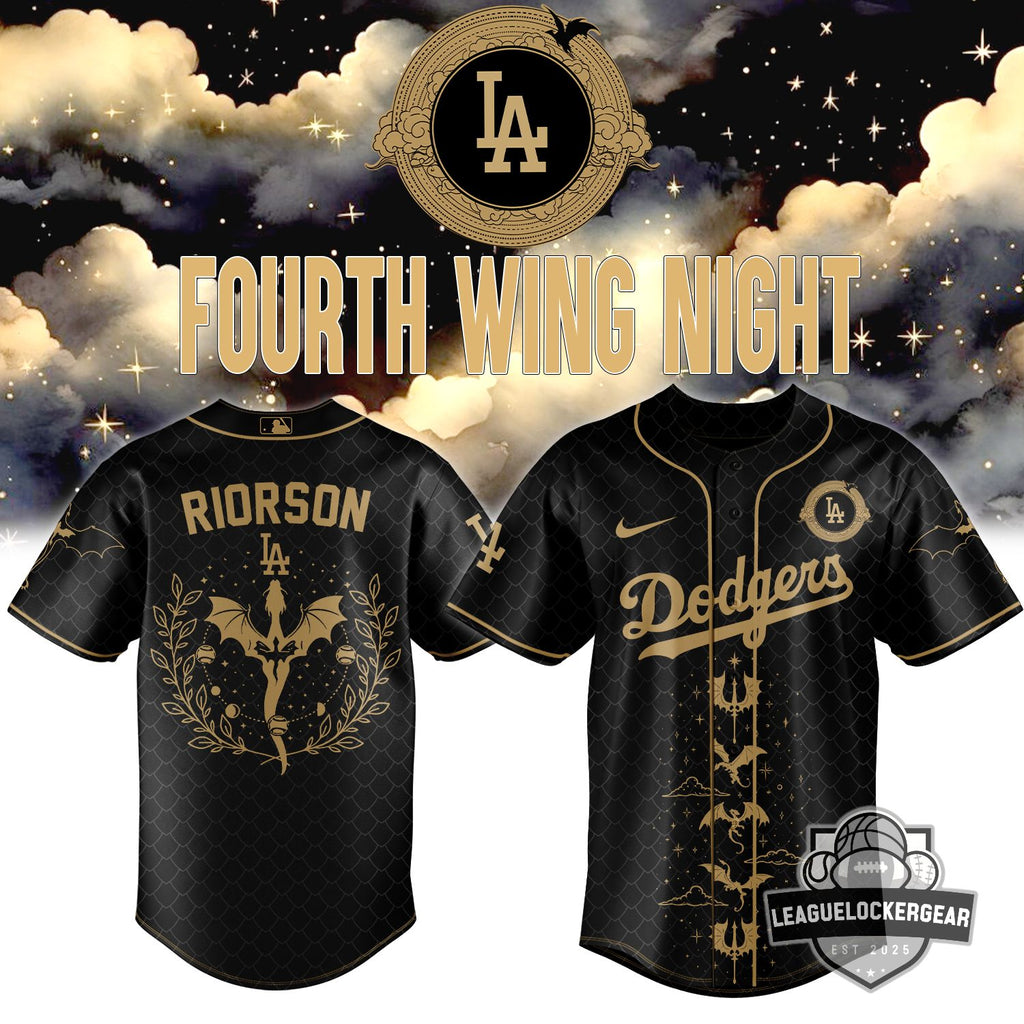 Los Angeles Dodgers Fourth Wing Night Riorson Baseball Jersey