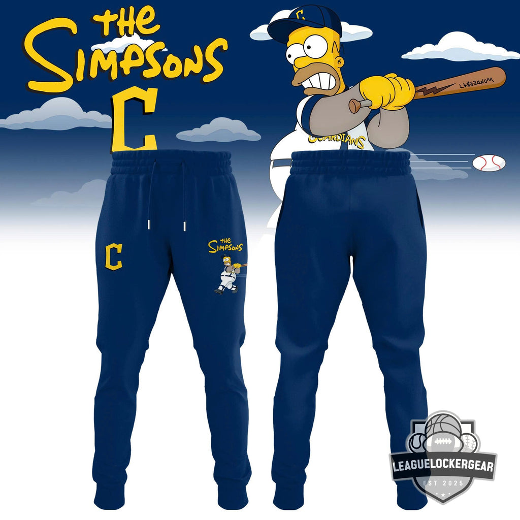 The Simpsons x Cleveland Guardians Baseball Jersey