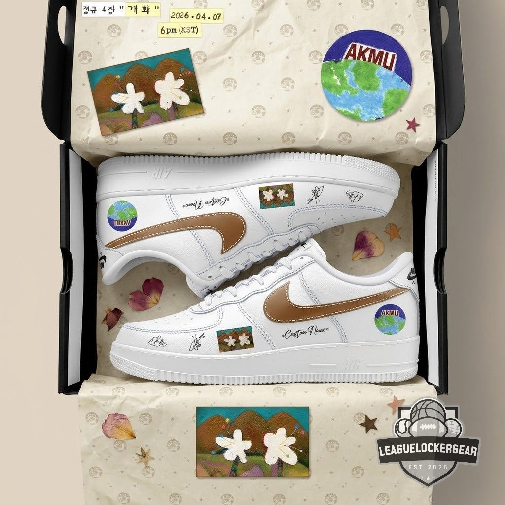 AKMU 4th Album FLOWERING Custom Air Force 1 Shoes