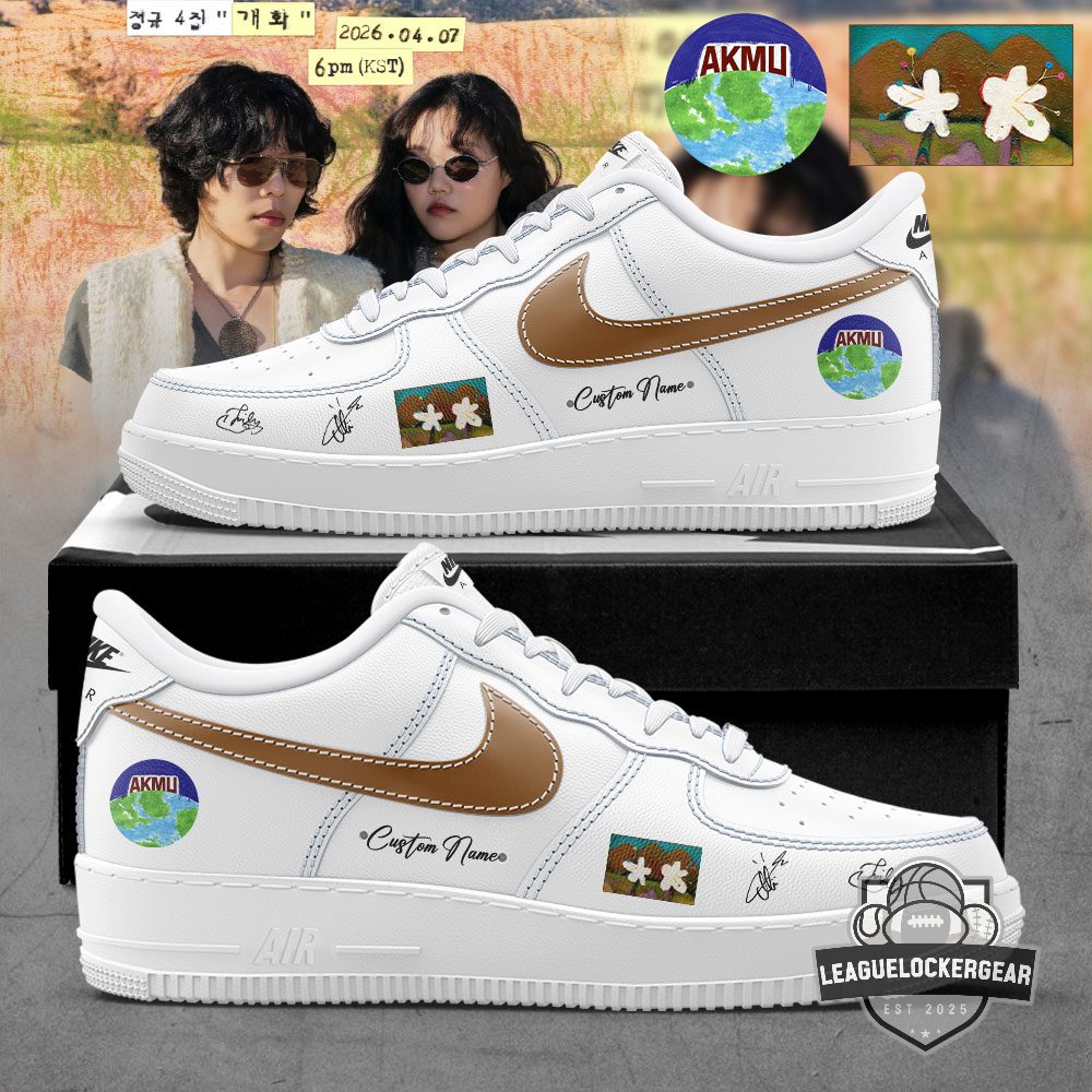 AKMU 4th Album FLOWERING Custom Air Force 1 Shoes
