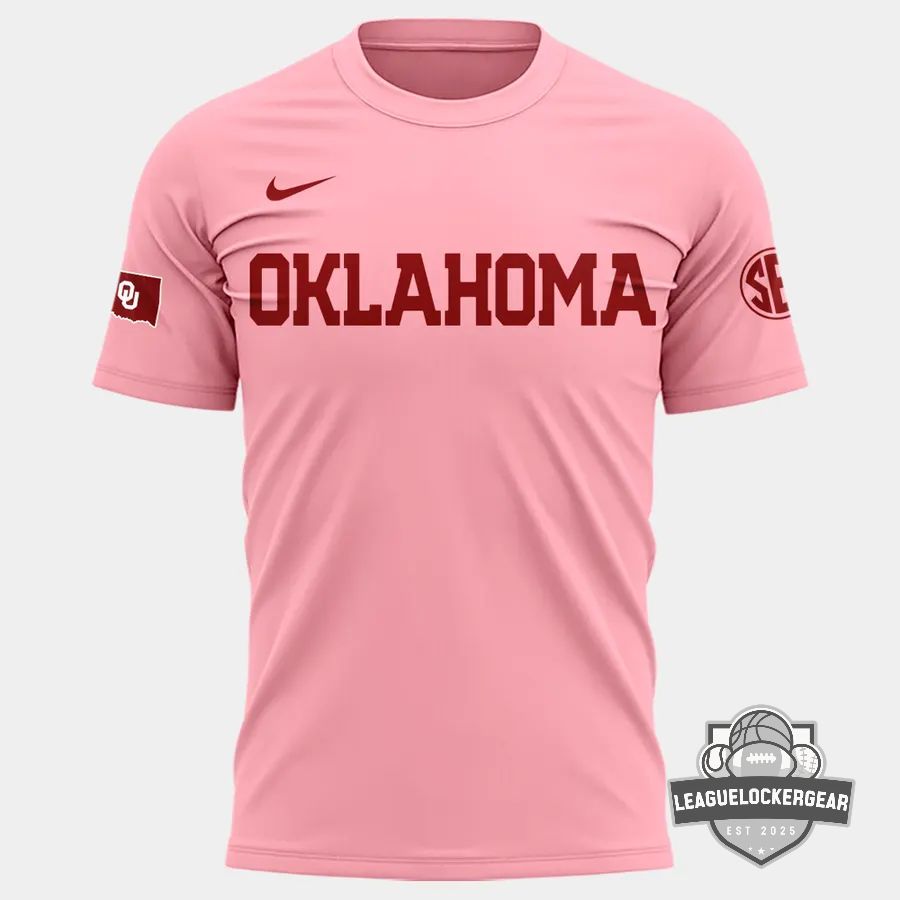 Oklahoma Sooners Softball Pink Game T-Shirt