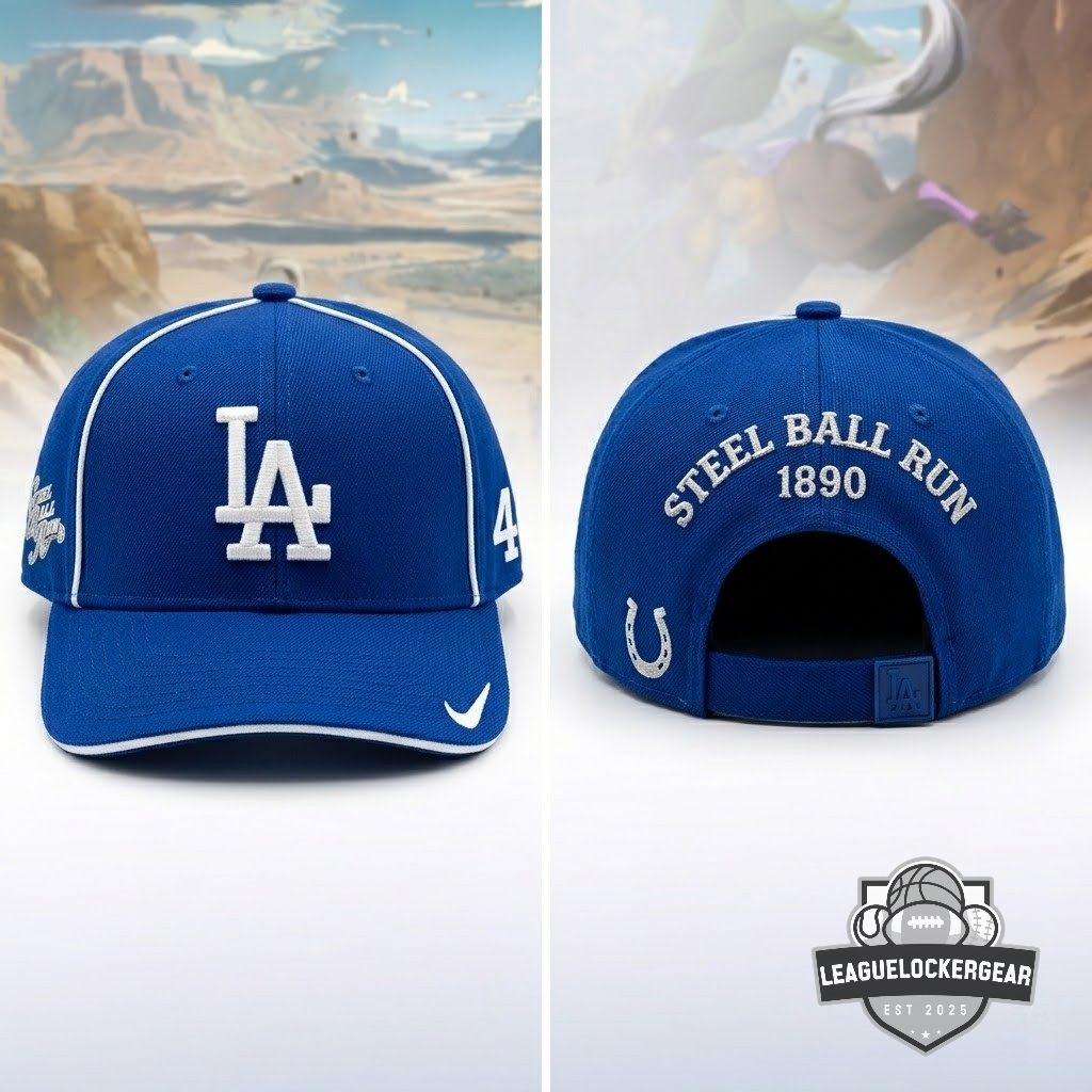 Los Angeles Dodgers Steel Ball Run Baseball Jersey
