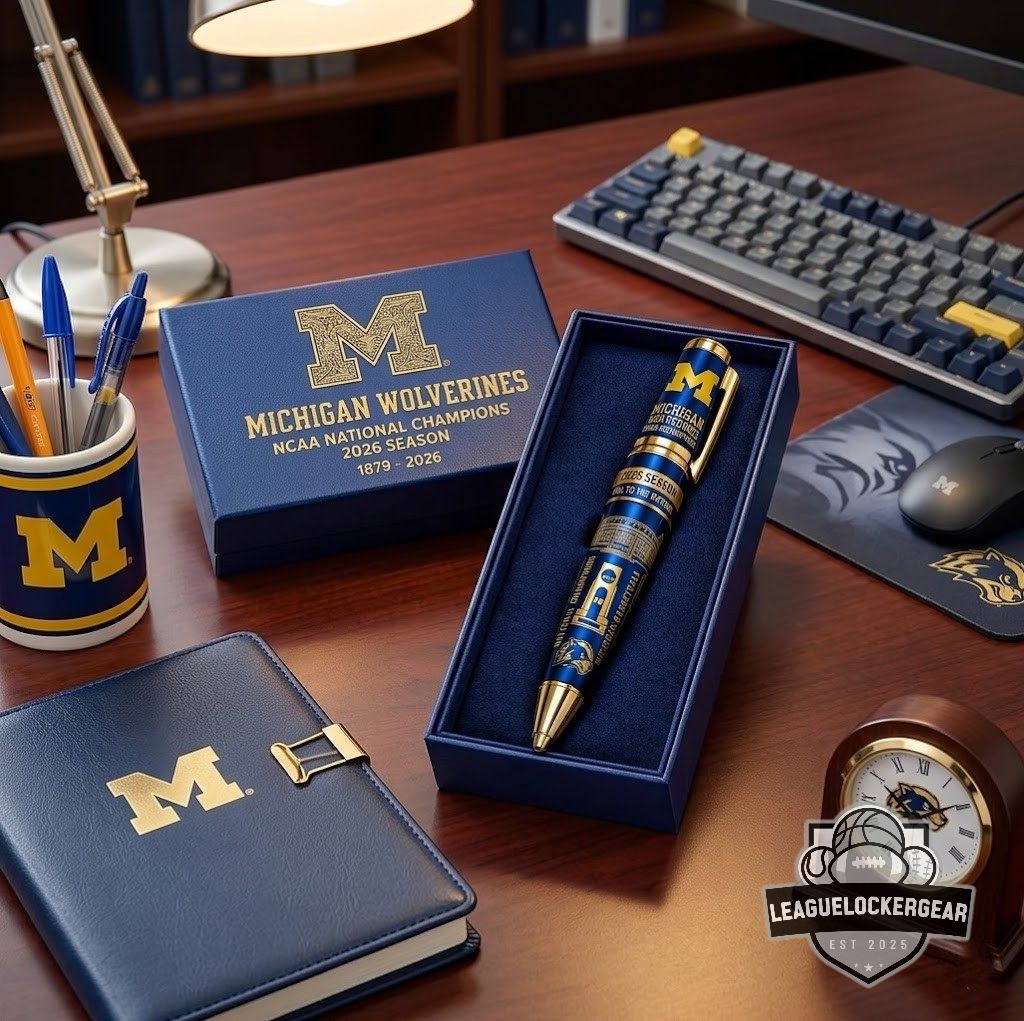 Michigan Wolverines 2026 NCAA Basketball National Champions Commemorative Pen