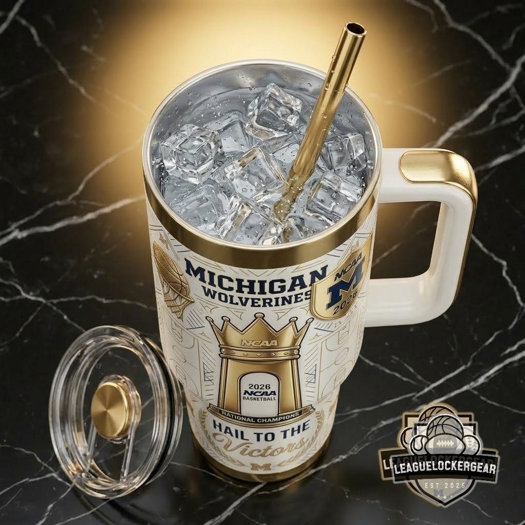 Michigan Wolverines 2026 NCAA Basketball National Champions Tumbler