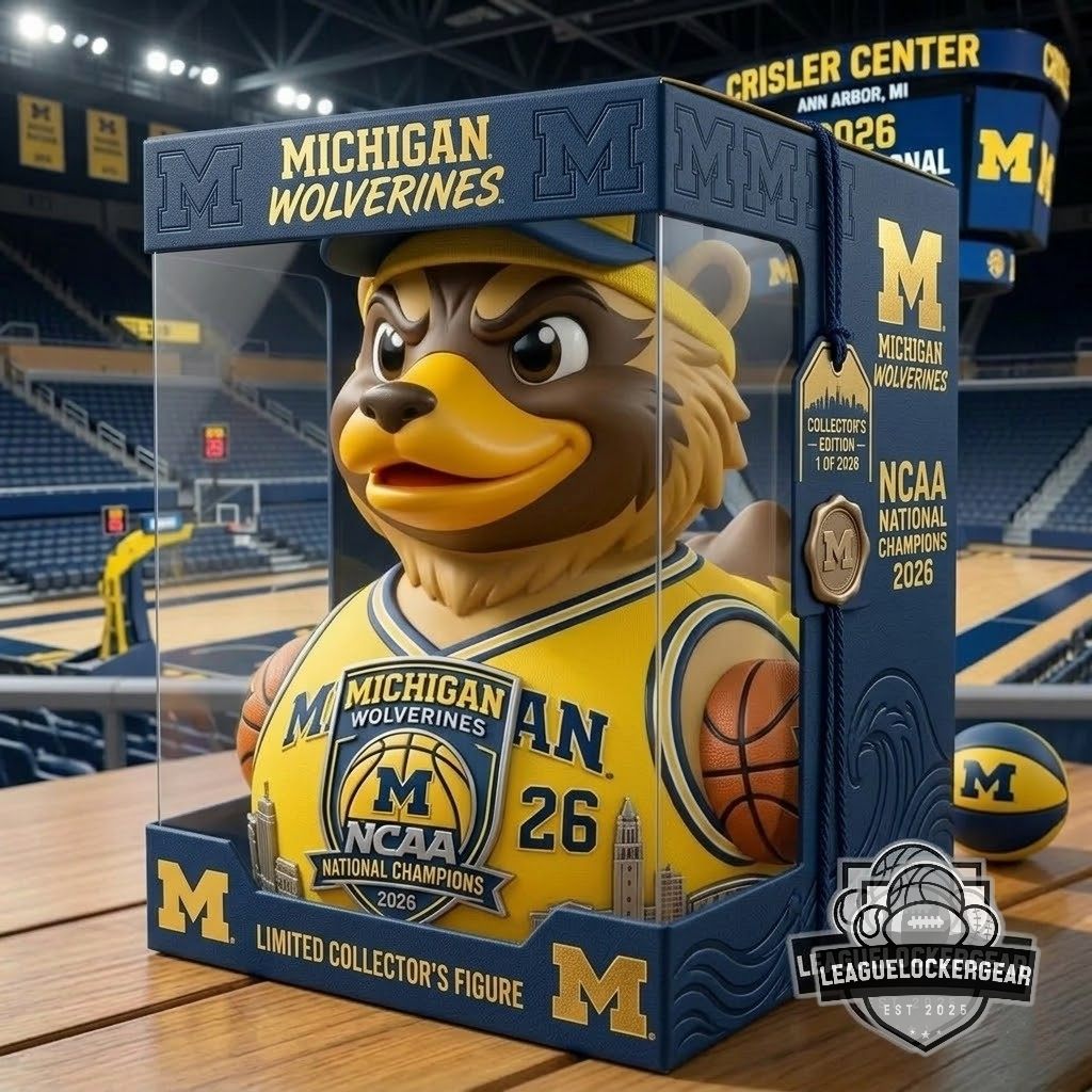 Michigan Wolverines 2026 NCAA National Champions Rubber Duck