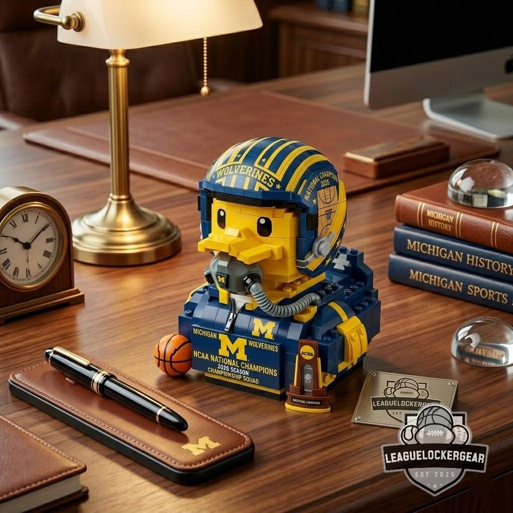 Michigan Wolverines NCAA National Champions 2026 Building Blocks Set