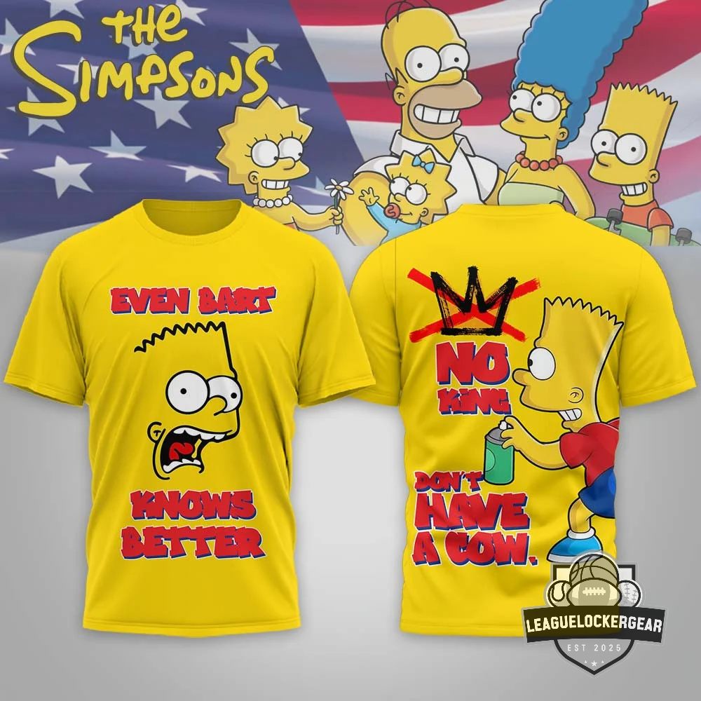 The Simpsons No King Don’t Have A Cow T-Shirt