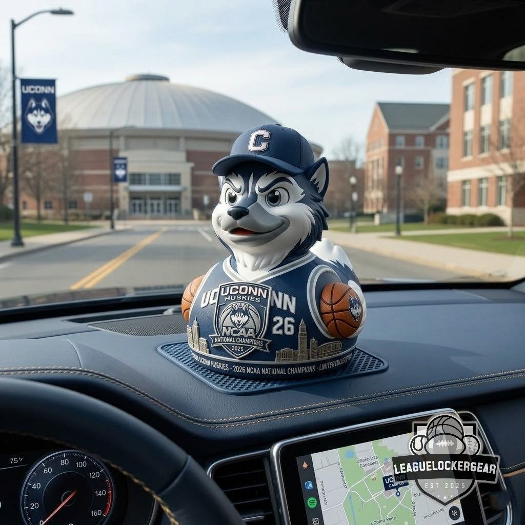 UConn Huskies 2026 NCAA National Champions Rubber Duck