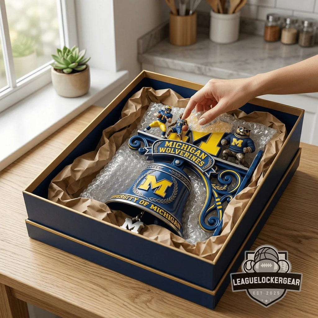 Michigan Wolverines Mascot Victory Wall Bell