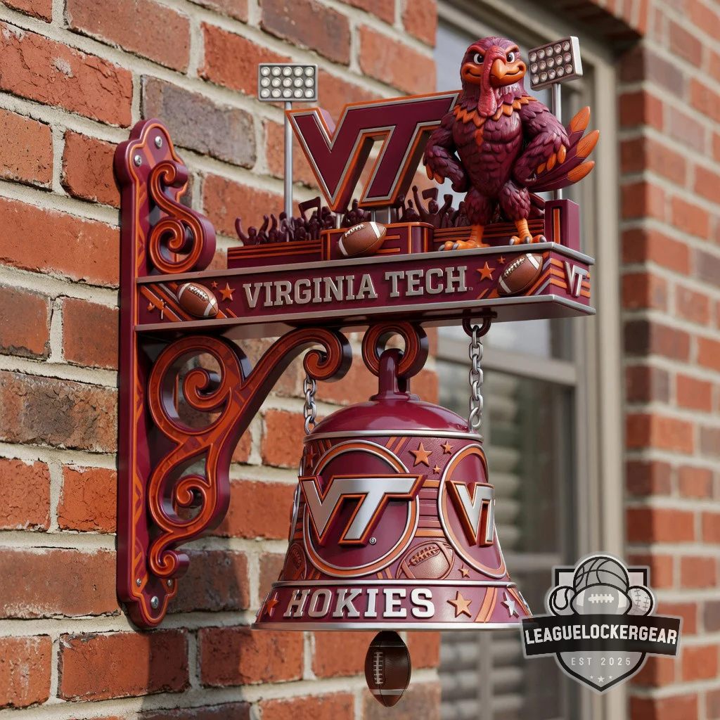 Virginia Tech Hokies HokieBird Mascot Football Welcome Bell