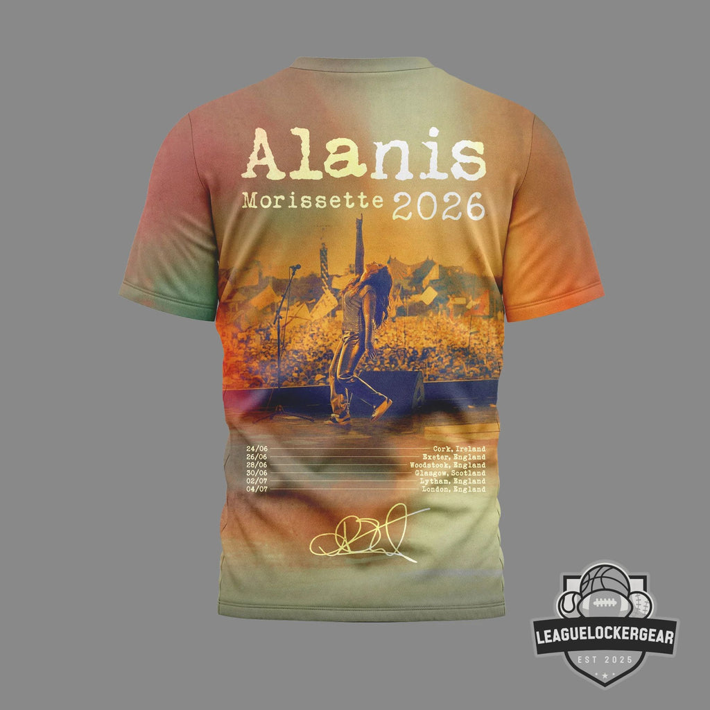 Alanis Morissette 2026 Tour Signed T-Shirt