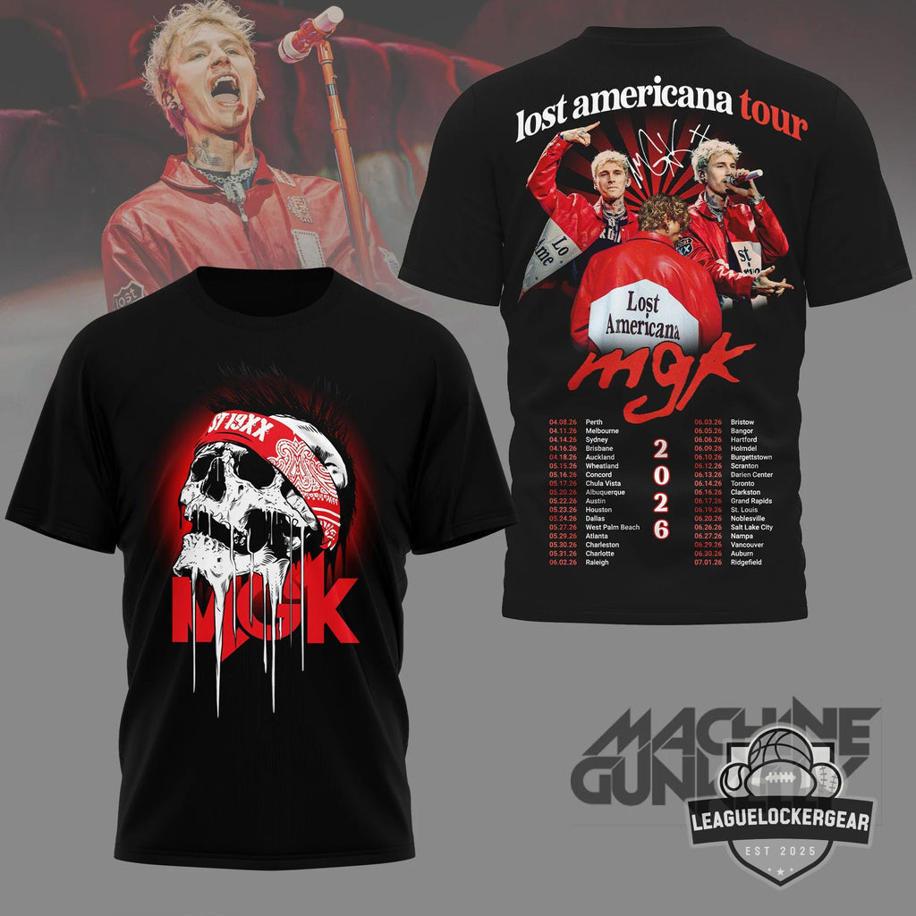 Machine Gun Kelly Lost Americana Tour 2026 T-Shirt