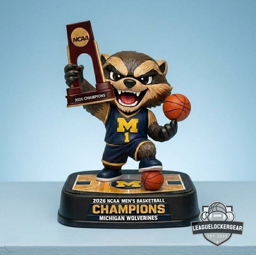 Michigan Wolverines 2026 NCAA Men’s Basketball Champions Figurine