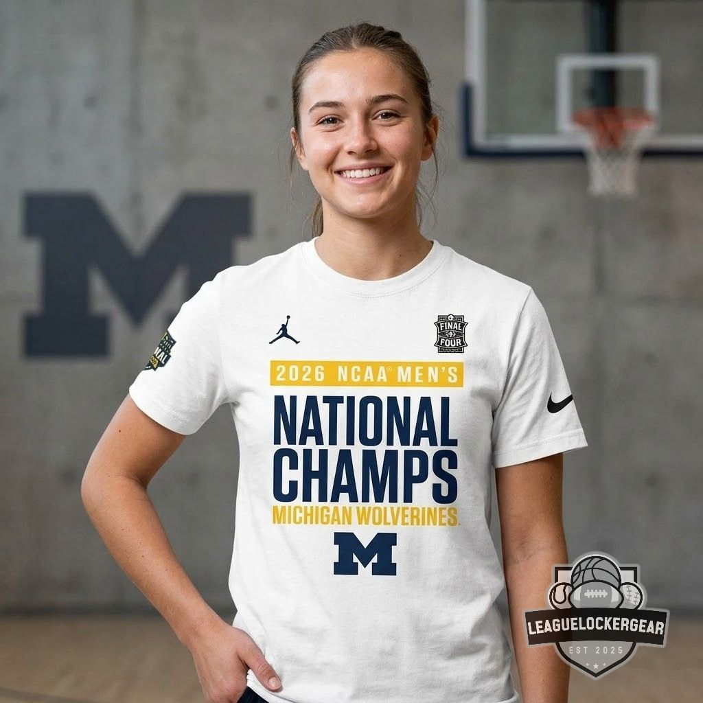 Michigan Wolverines 2026 NCAA Men’s National Champs T-Shirt