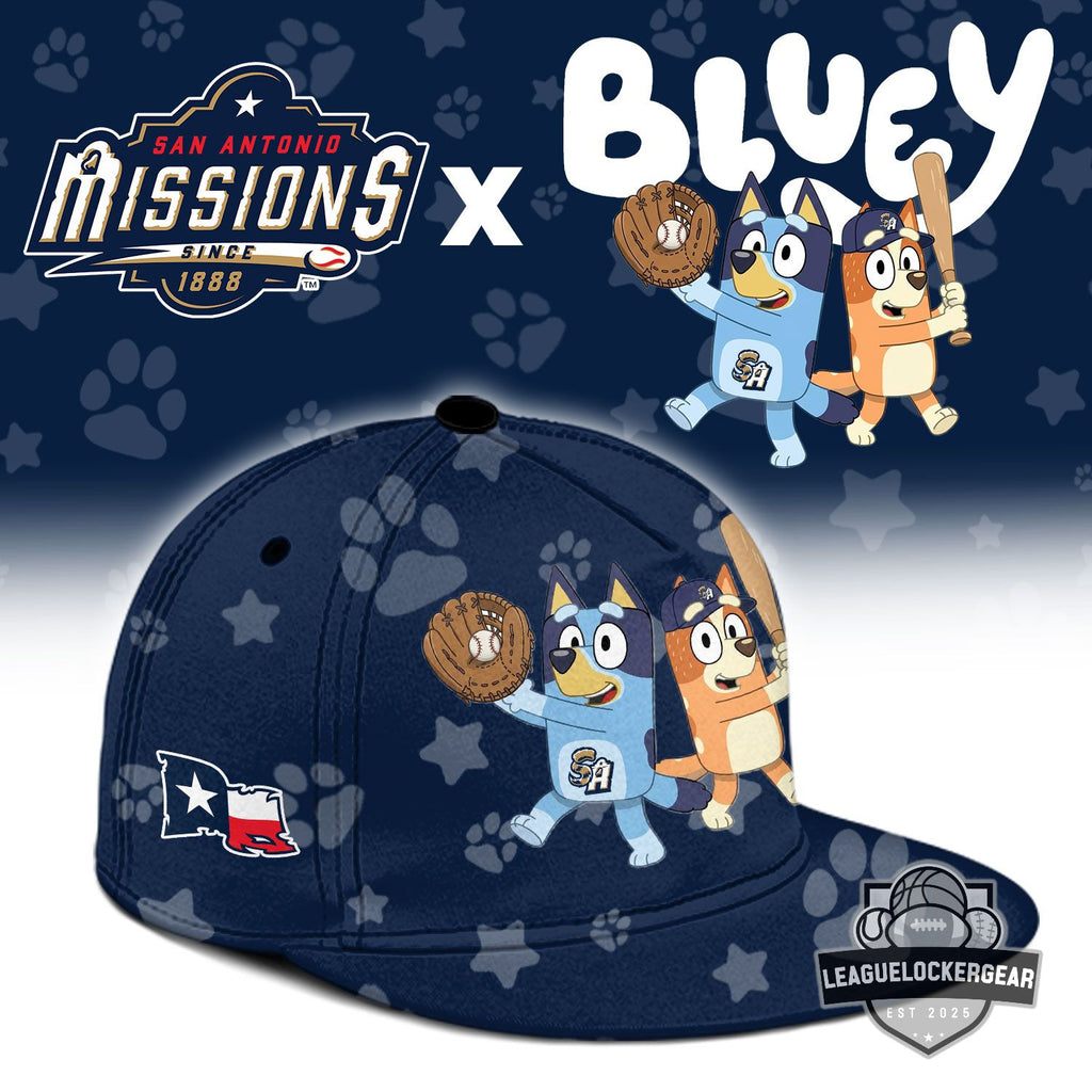 San Antonio Missions Bluey Baseball Jersey