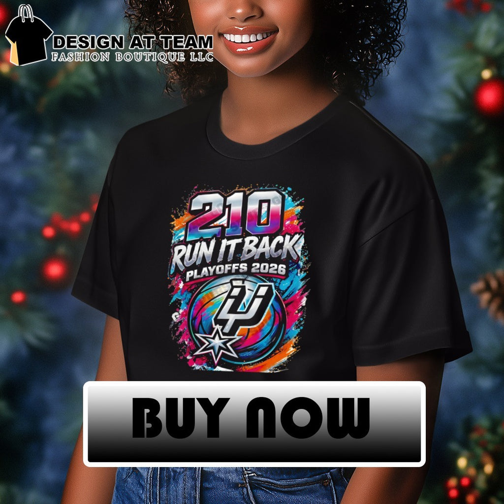 210 Run It Back Playoffs San Antonio Spurs Basketball Playoffs graffiti 2026 shirt