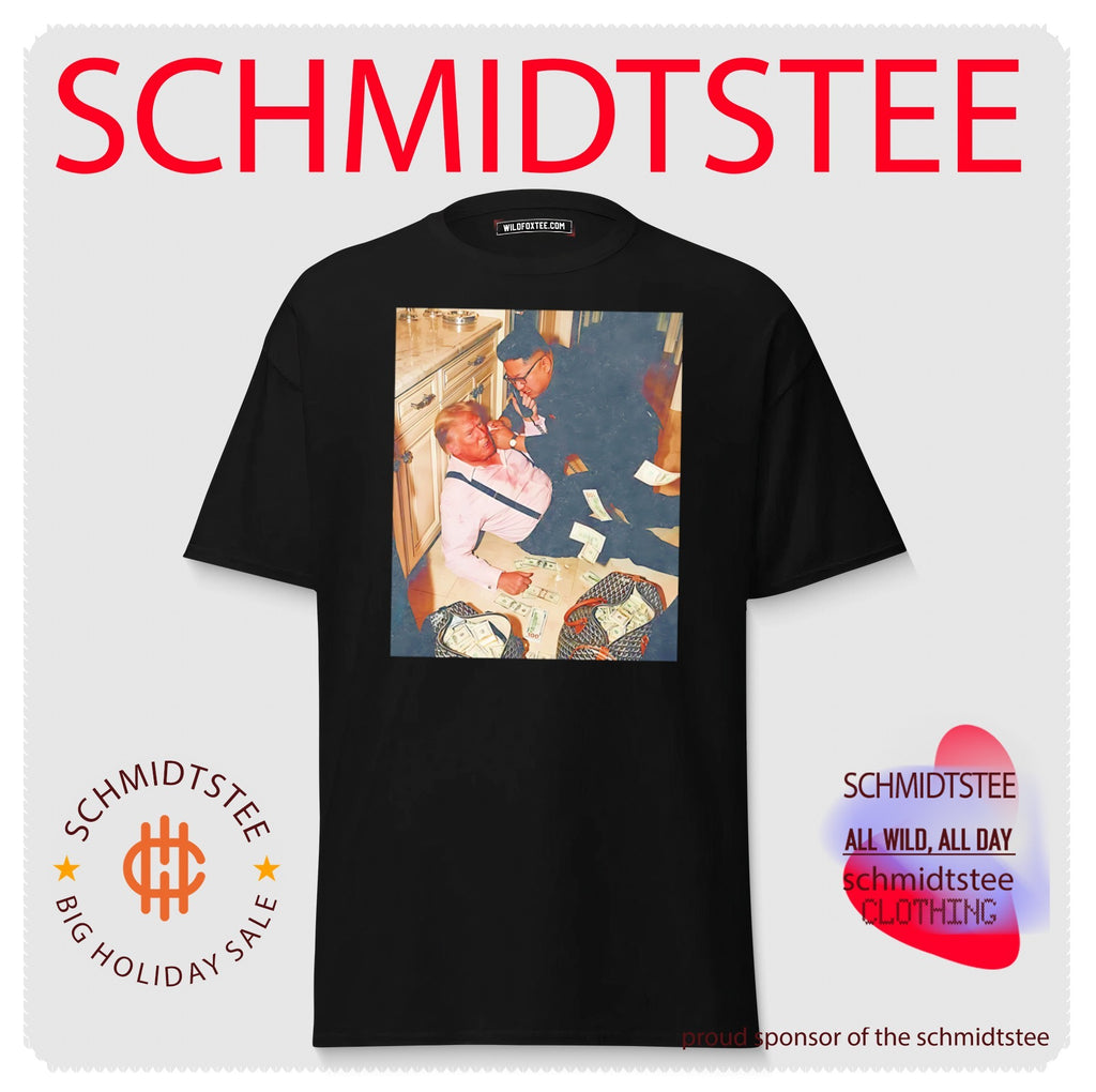 Donald Trump and Kim Jong Un battle of money shirt