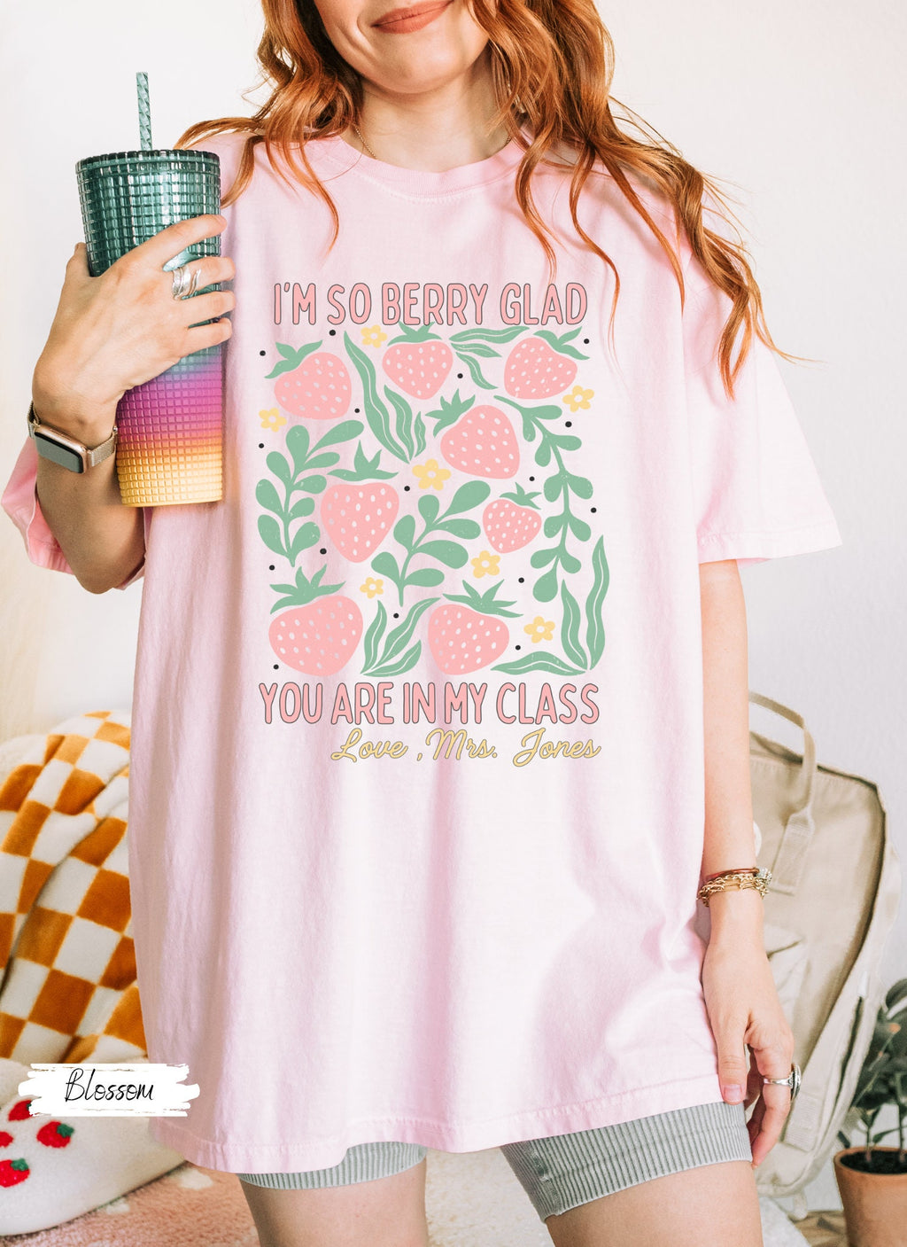 Comfort Colors Teach Teacher Teacher Appreciation Strawberry Back School Elementary School Teacher (4)