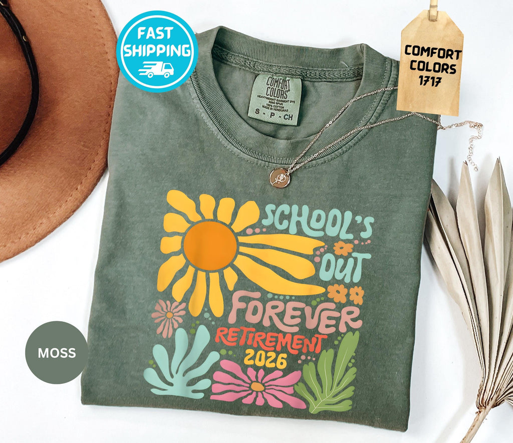 Comfort Colors Retiremen Schools Forever Tee Retired Summer Teacher (4)