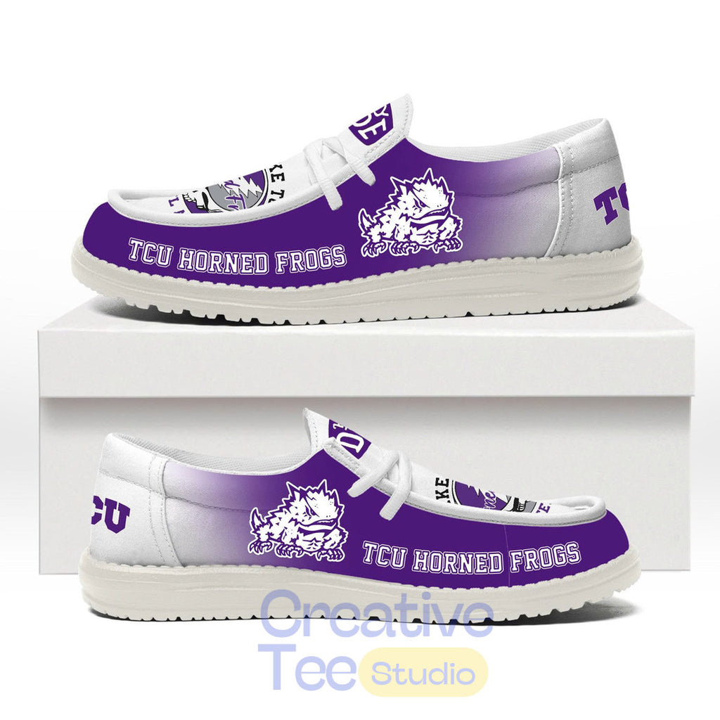 Make TCU Horned Frogs Grateful Again Hey Dude Shoes