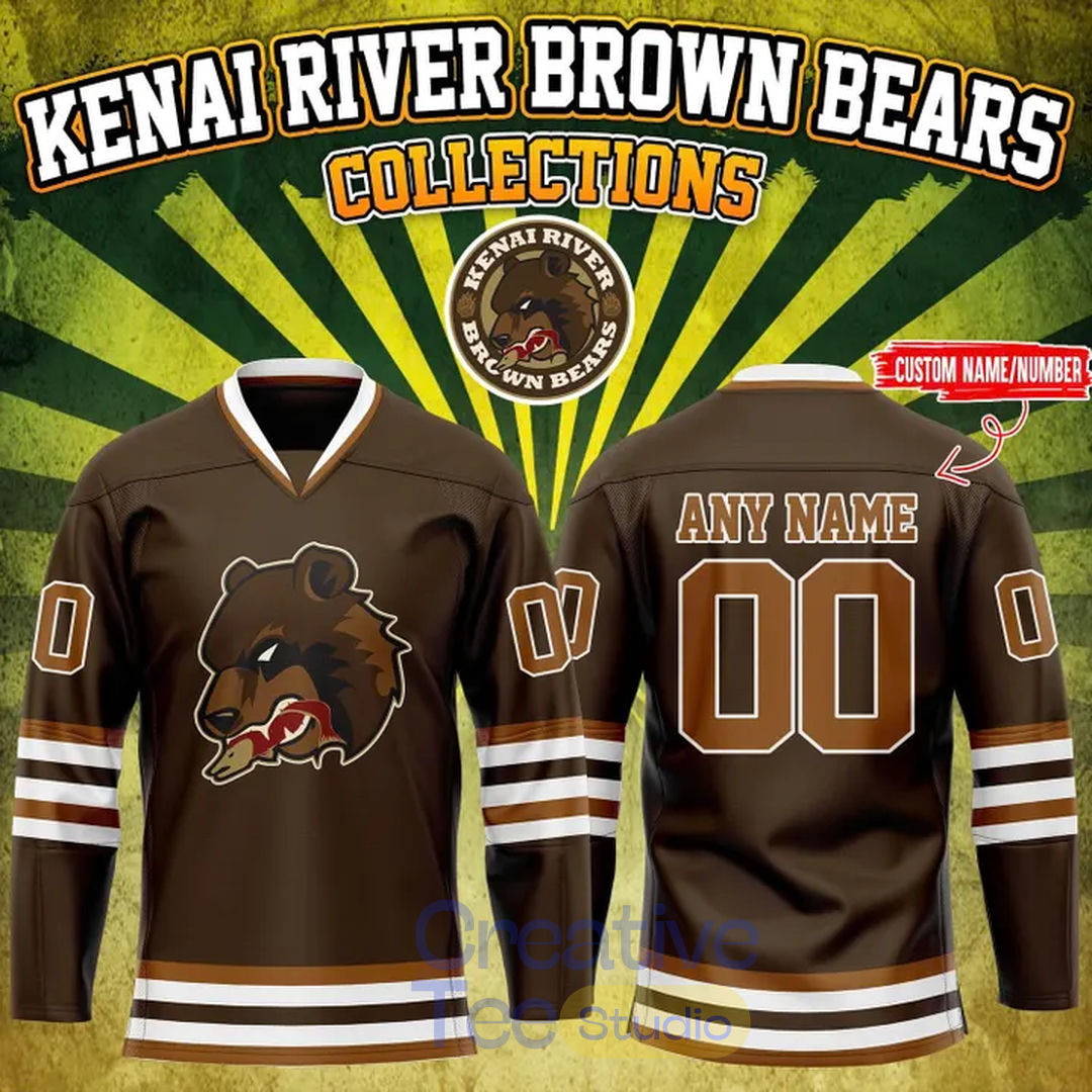 Kenai River Brown Bears 2026 Custom Hockey Jersey
