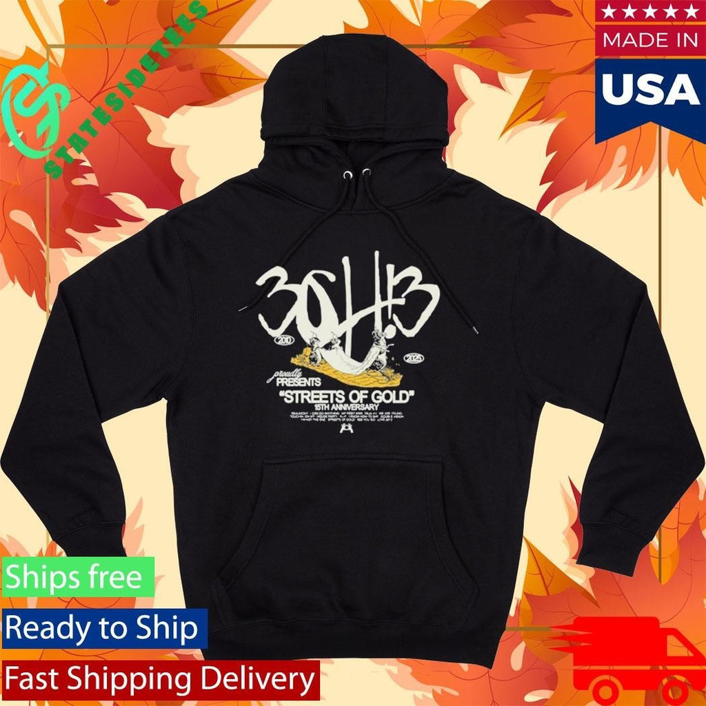 3OH!3 15th Anniversary of Streets Of Gold Shirt