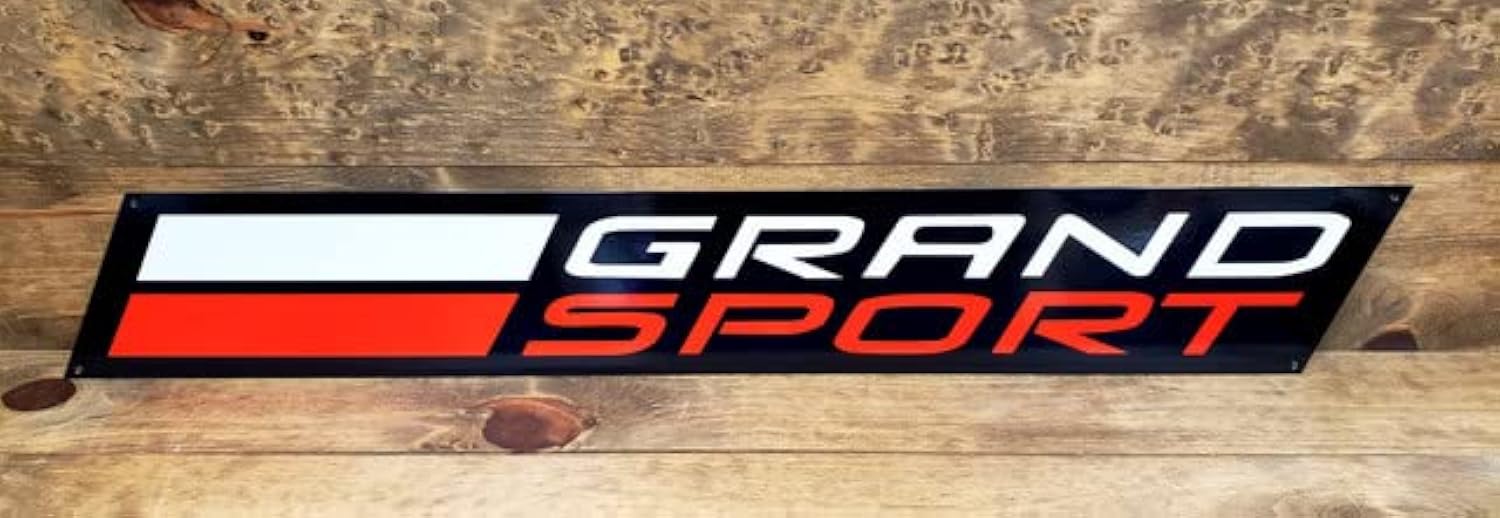 Corvette C7 Grand Sport Emblem Steel Magnet - 7" X 1"