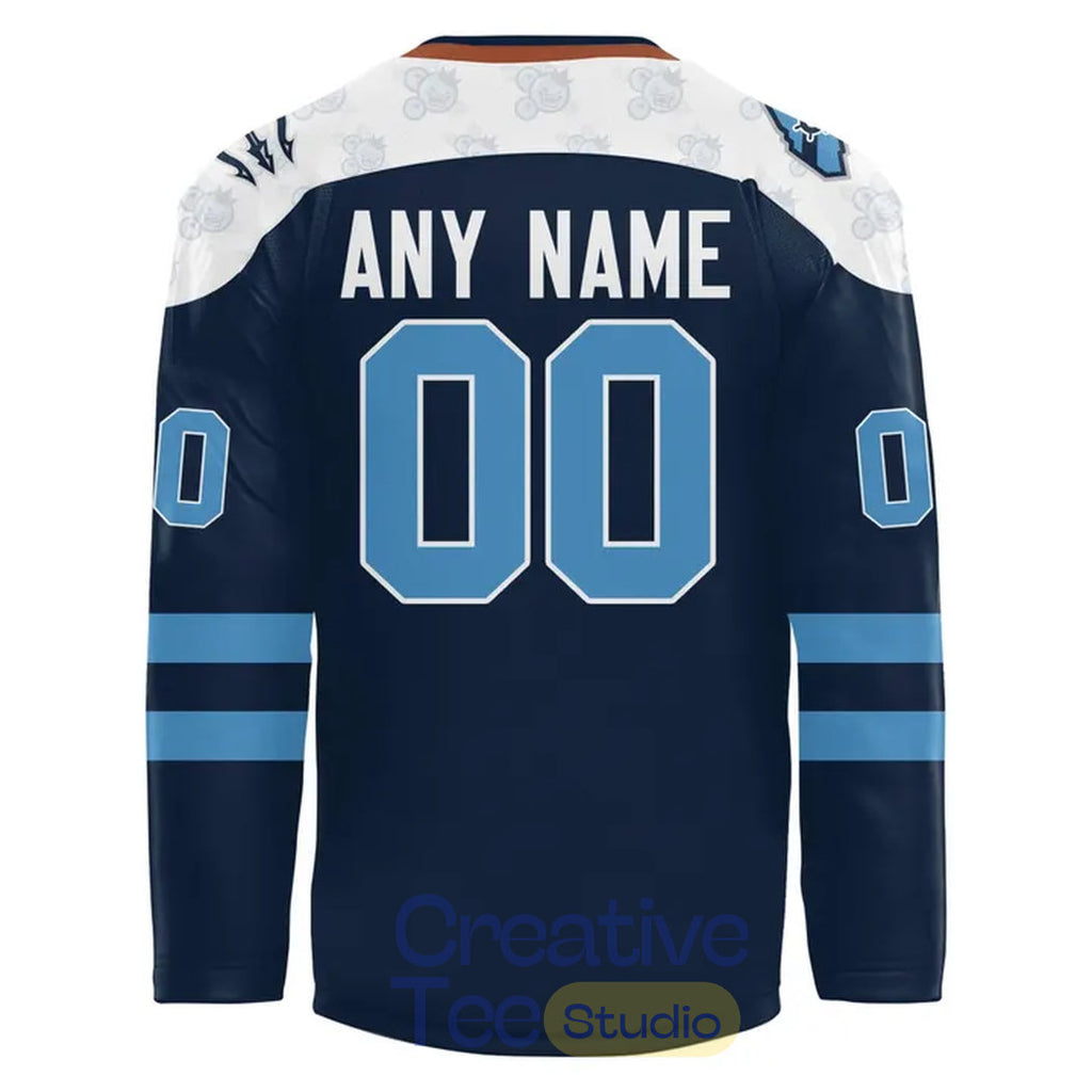Maine Mariners 2026 Wild Blueberries Custom Hockey Jersey