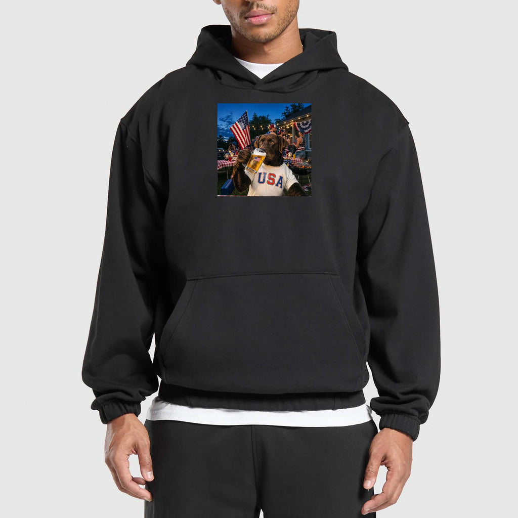 4th Of July 250 USA Dog Drinking Beer Shirt