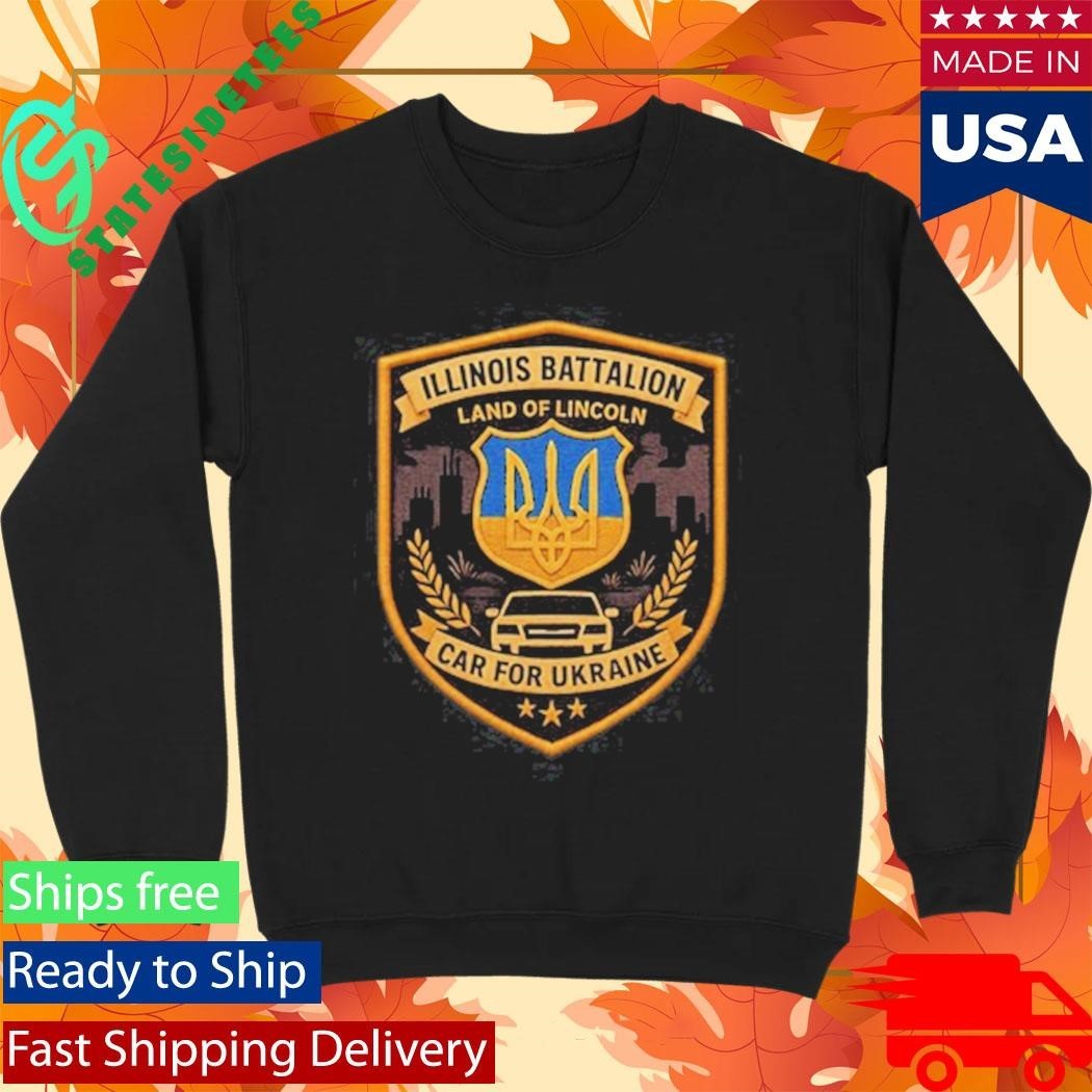 50 States For Ukraine Illinois Battalion Shirt