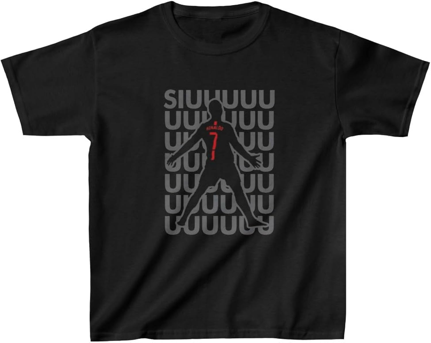 Siuuuuuu Cristiano Ronaldo Kids T-Shirt, Cristiano Ronaldo Jersey, Youth Short Sleeve T-Shirt