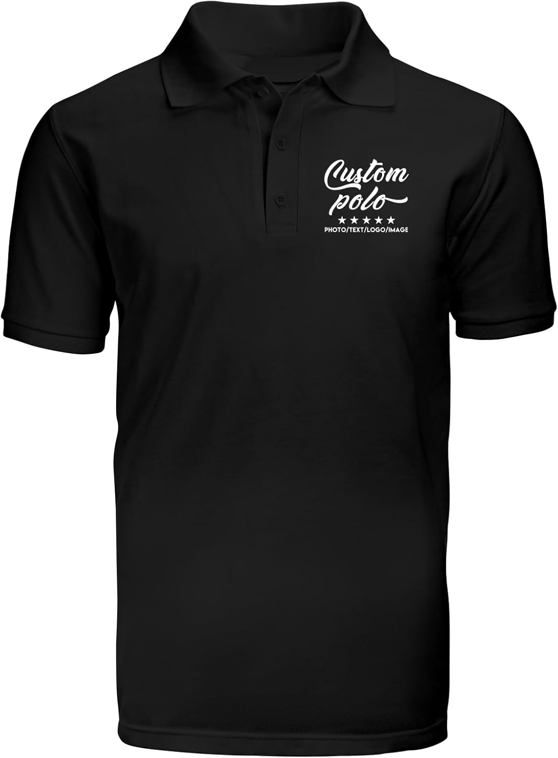 Custom Polo Shirts for Men & Women, Personalized Collared Shirts, Design Your Own Shirts