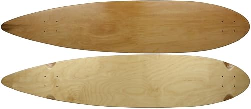 Moose Longboard 9" x 43" Pintail Deck Natural