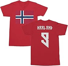 Norway Pride Haaland 9 Two-Sided Jersey Style Unisex T-Shirt