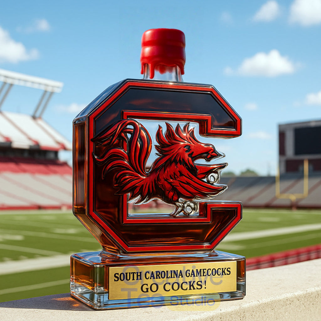 South Carolina Gamecocks “Go Cock!” Limited Edition Whiskey Bottle