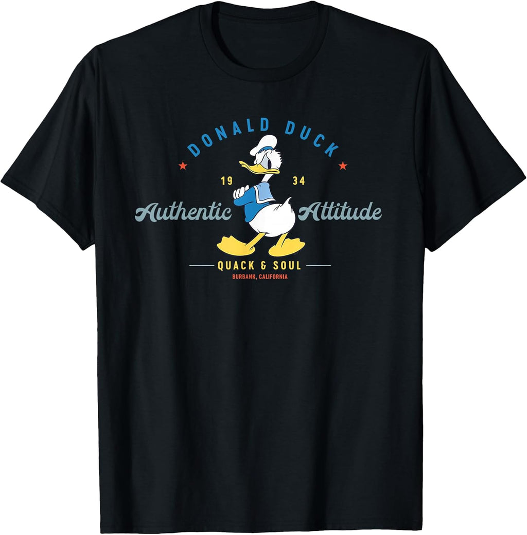 Donald Duck Authentic Attitude Retro Vintage T-Shirt Small