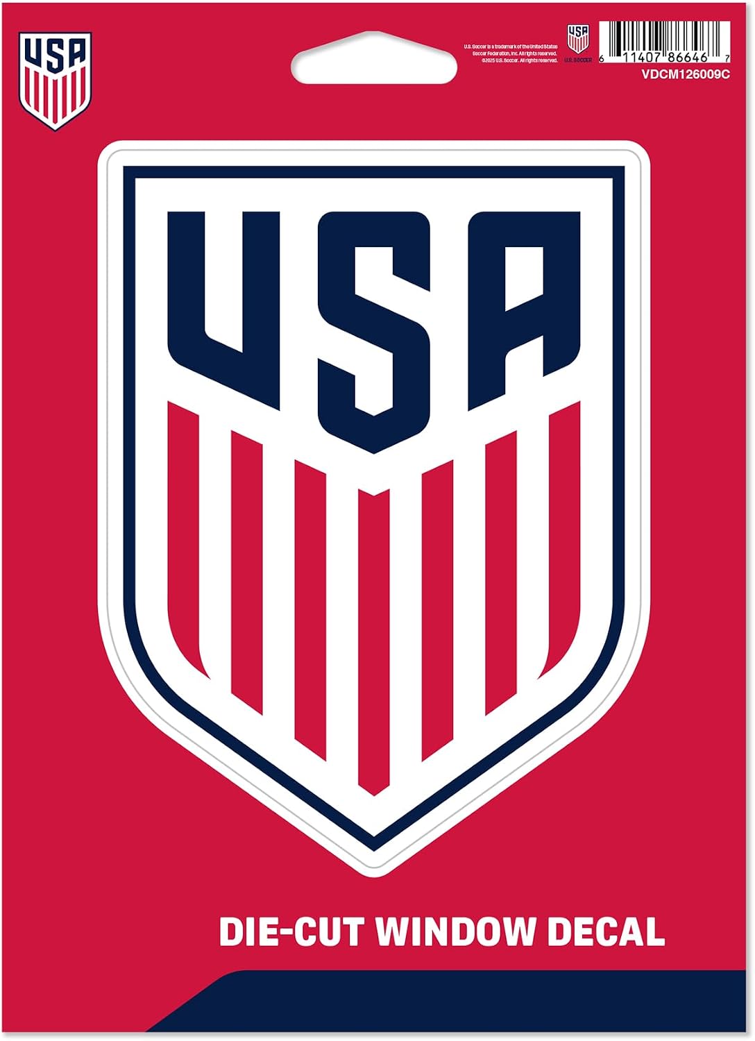 Rico Industries US Soccer Medium Die Cut Decal