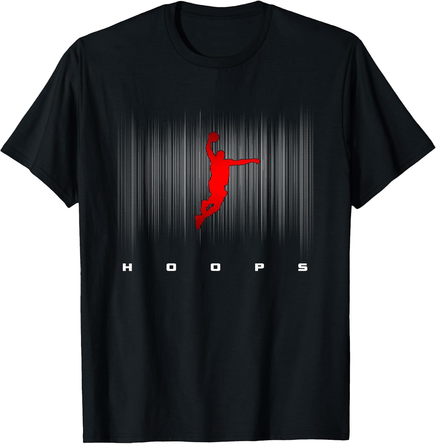 Basketball Clothing Basketball T-Shirt - Black, Small, Classic Fit, Short Sleeve, Unisex-Adults, Boys