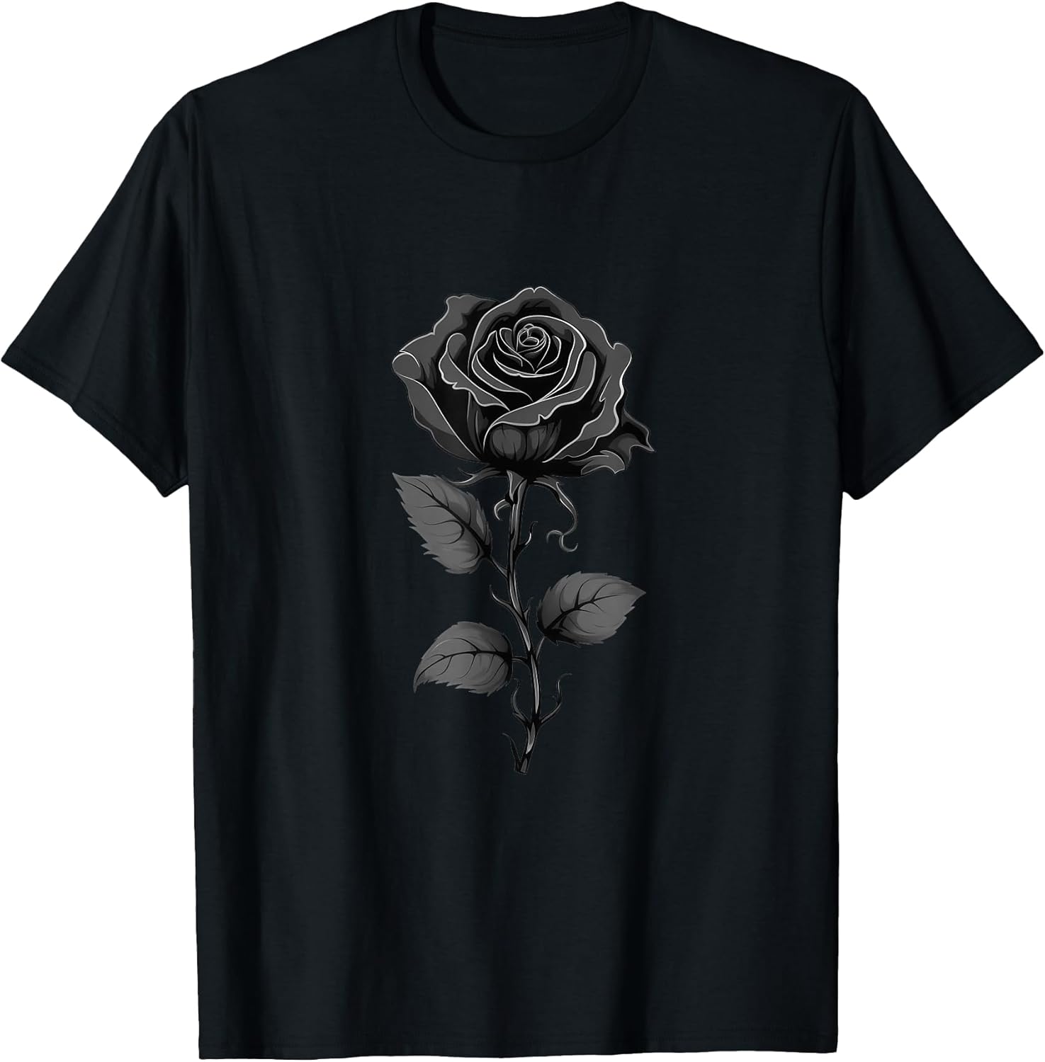 Black Rose Graphic T-Shirt