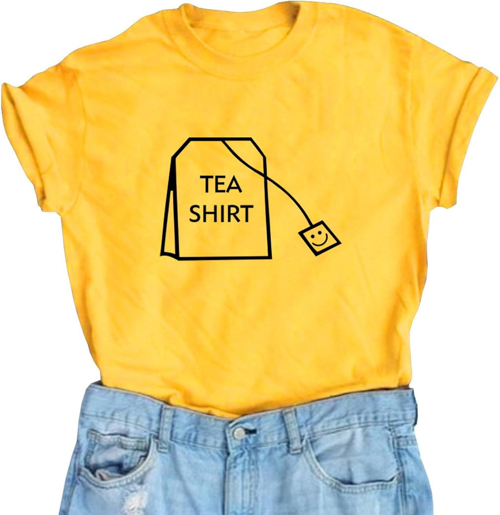 Teen Girl Funny T Shirts Women Cute Tops Junior Graphic Tee