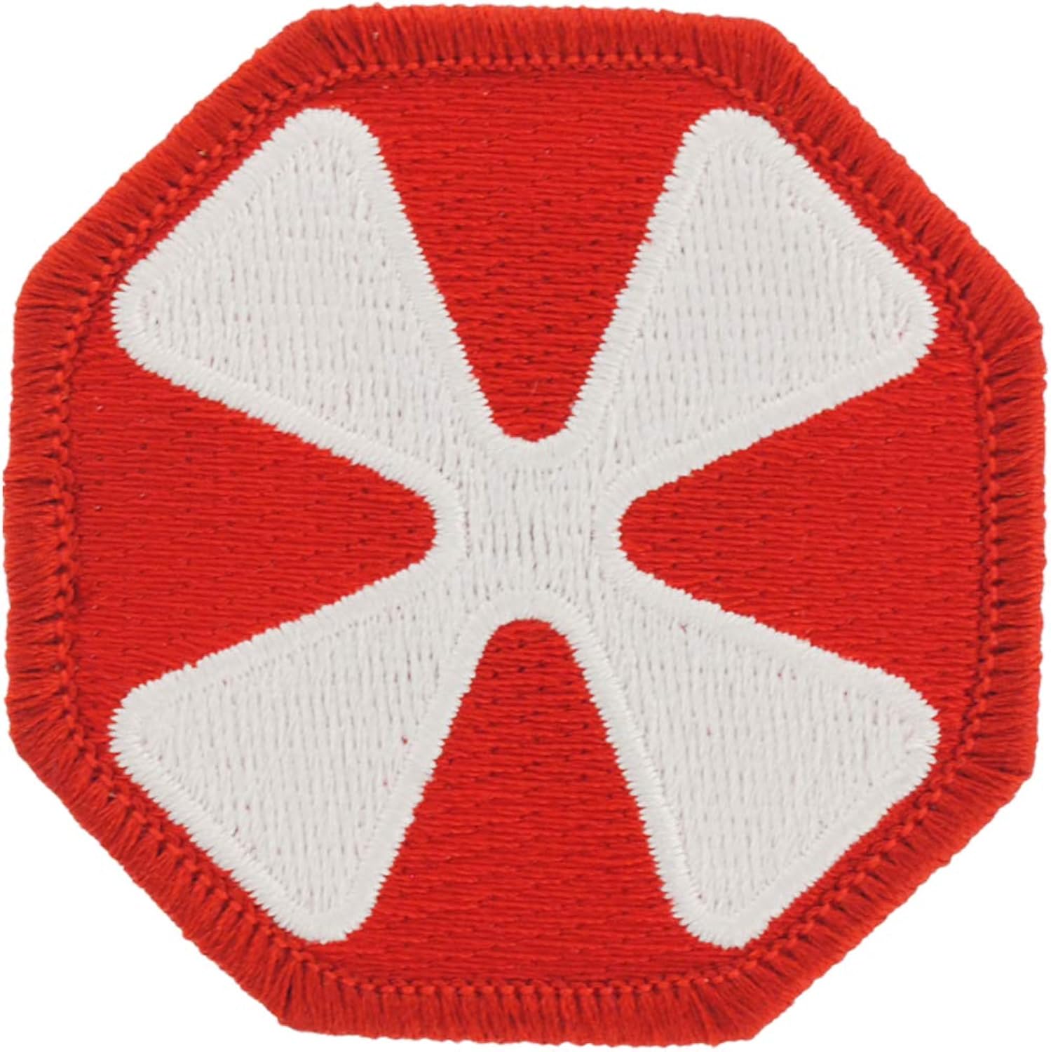 United States Army Armies Patch, 8th Army Full Color, with Iron-On Adhesive
