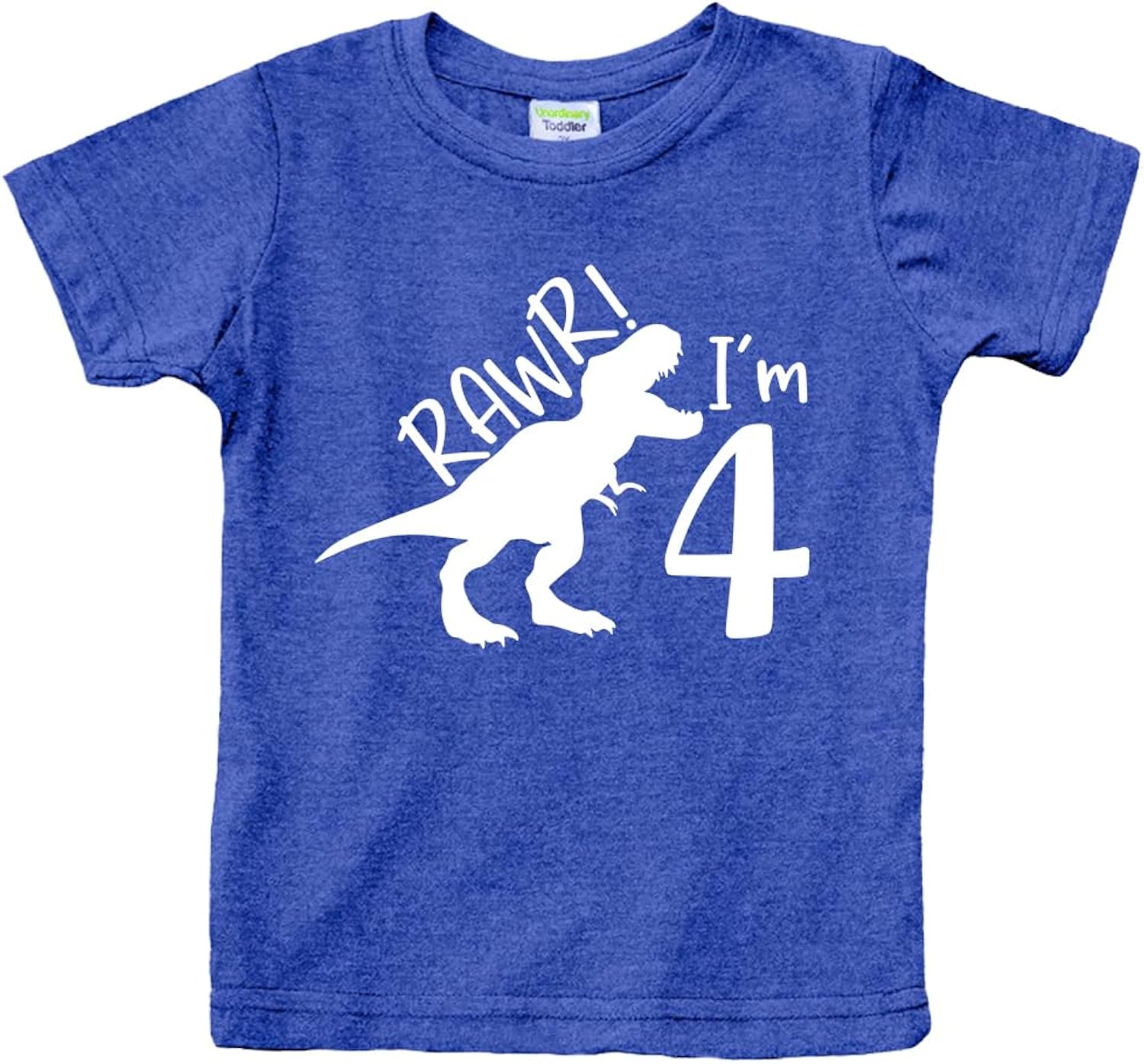 rawr im 4 Year Old boy Shirt Roar 4th Birthday Shirt boy Four Dinosaur Tshirt