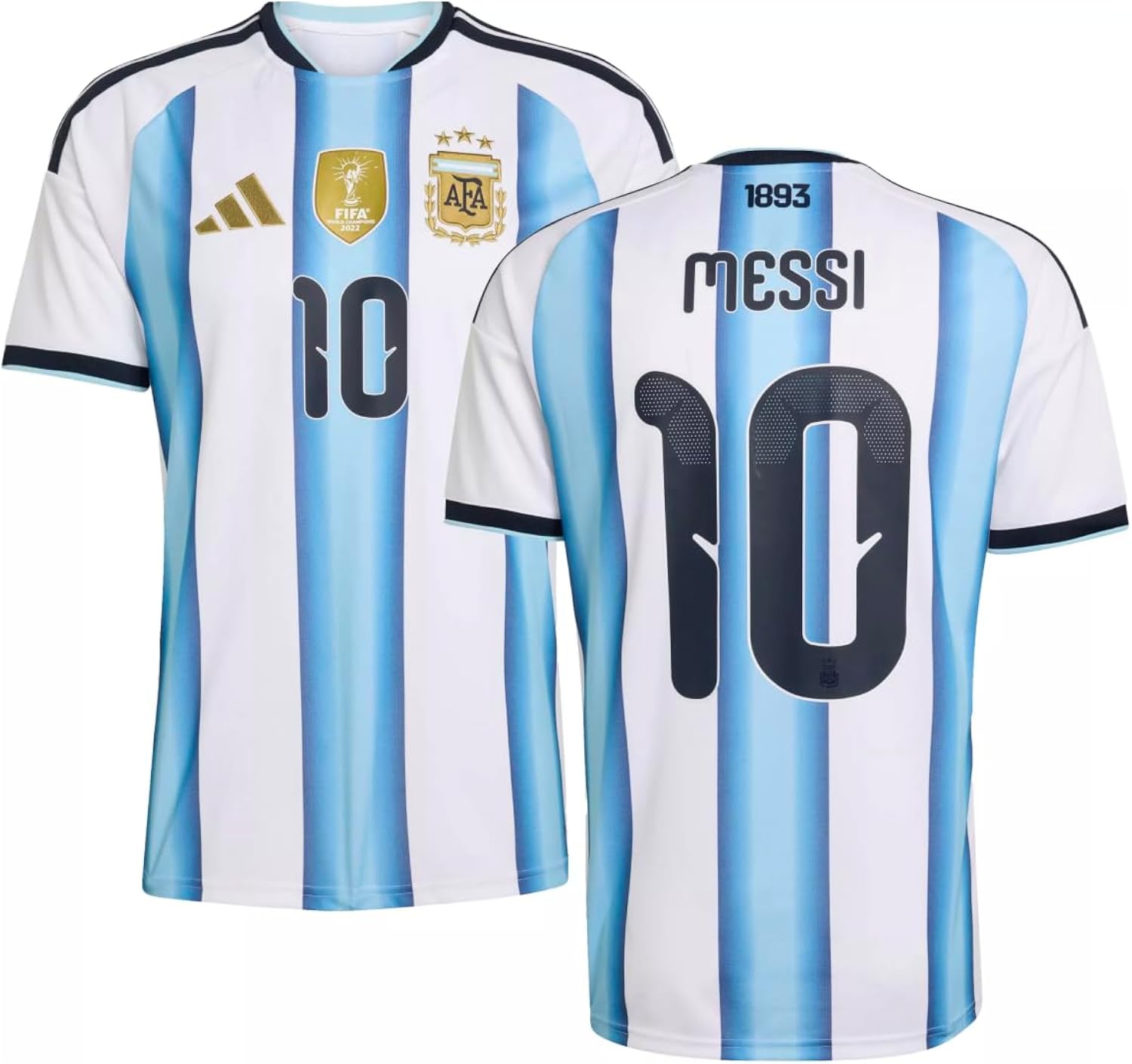 Men's Argentina 26 Home Replica Messi Jersey