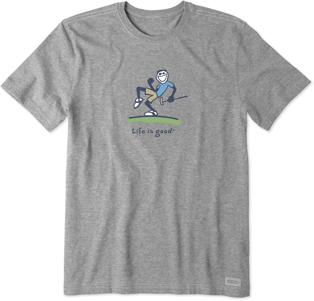 Mens Crusher Tee Pump Putt Jake, Heather Gray