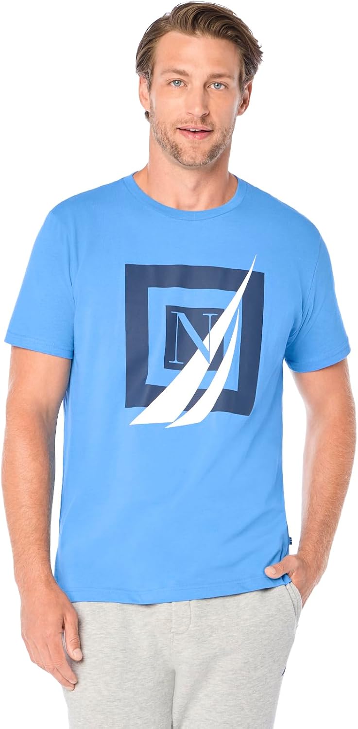 Men's Short Sleeve 100% Cotton Nautical Series Graphic Tee